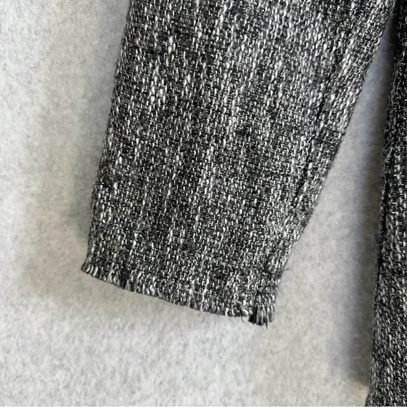 House of Harlow X Revolve Jacket Womens Small Black White Silver Blazer Holiday